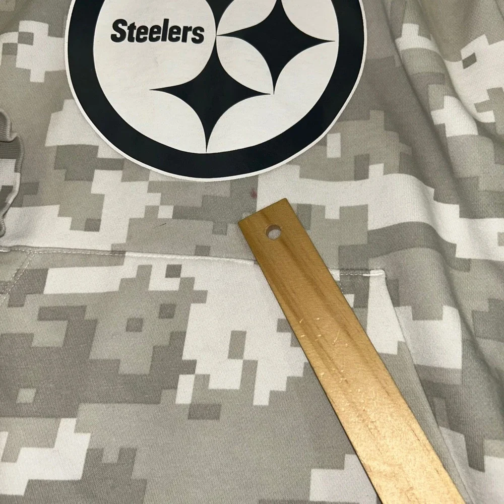 Nike Hoodie Pittsburgh Steelers Salute to Service Boys L 14/16 Digi Camo NFL B2S